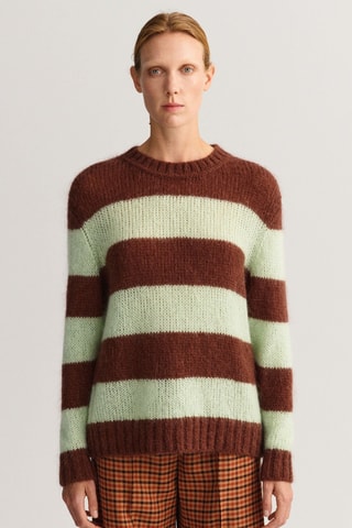 Pull en laine mérinos - Marron