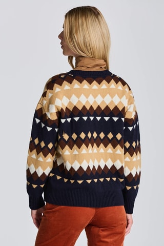 Pull en laine - Bleu marine