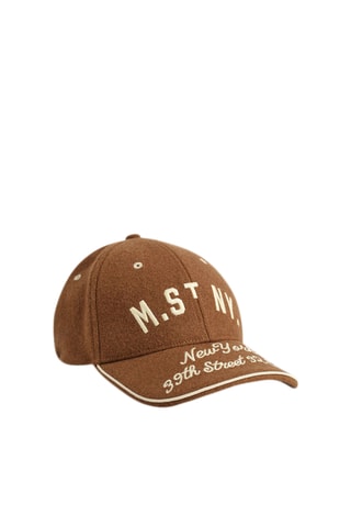 Casquette en laine - Marron