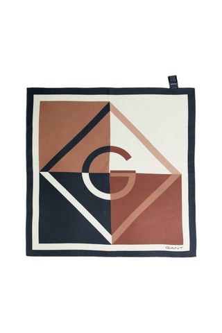 Carré en soie - Bleu