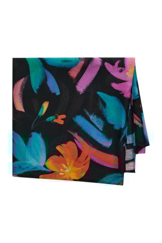 Carré en soie - Noir