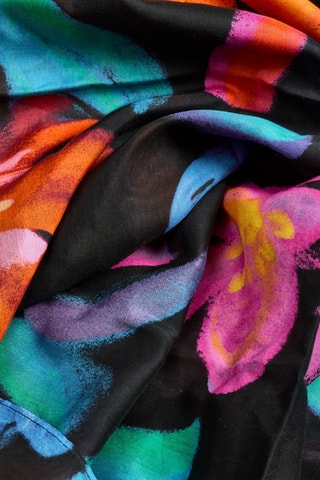 Carré en soie - Noir