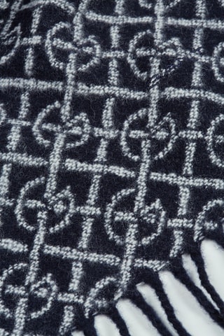 Écharpe en laine - Bleu