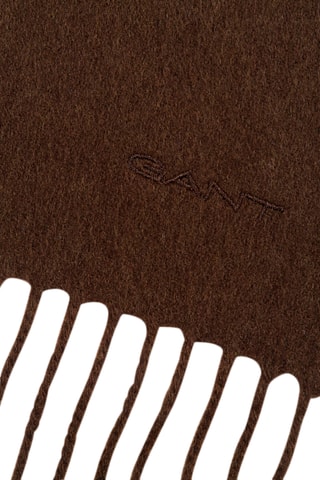 Écharpe en laine mérinos - Marron