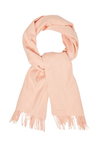 Écharpe en laine mérinos - Rose pâle