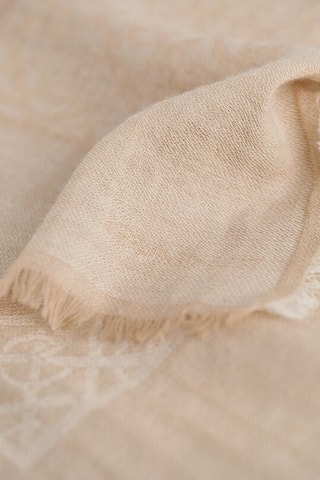 Carré en laine mérinos - Crème