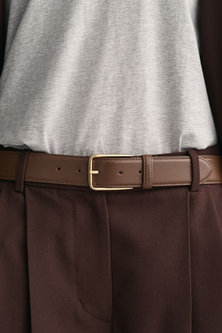 Ceinture en cuir - Marron