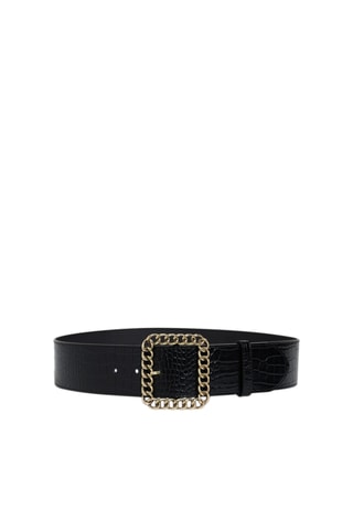 Ceinture en cuir - Noir