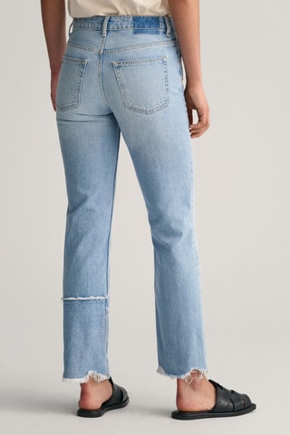 Jean taille haute regular - Bleu clair