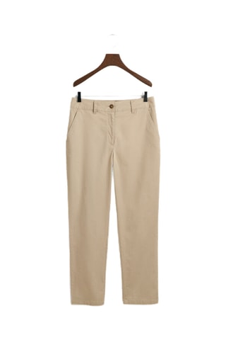 Chino slim en coton biologique - Beige