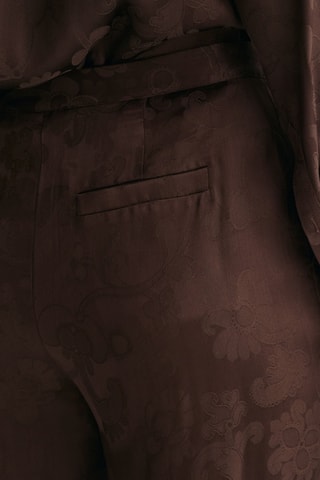 Pantalon wide legs - Marron