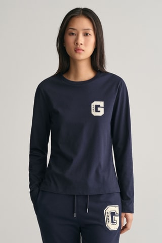 T-shirt regular - Bleu marine