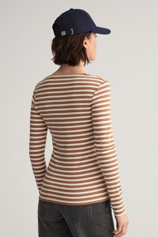 T-shirt slim - Marron