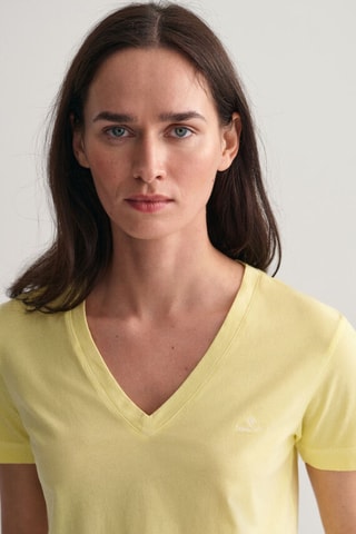 T-shirt relaxed - Jaune pâle