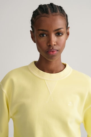 Sweat relaxed - Jaune pâle