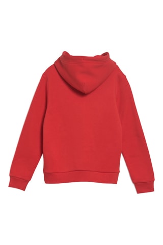 Sweat regular à capuche - Rouge