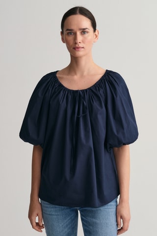 Blouse relaxed - Bleu marine