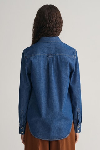 Chemise regular - Indigo