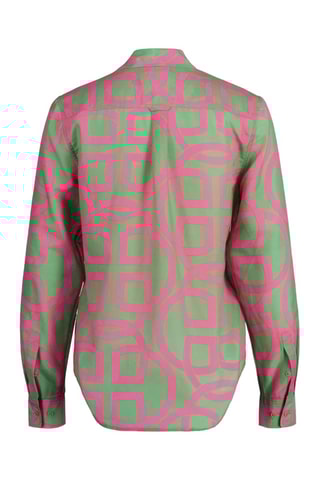 Chemise regular en soie - Vert