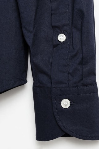 Chemise slim - Bleu marine