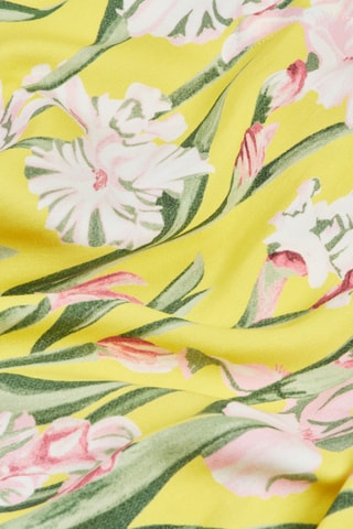 Robe midi relaxed sans manches - Jaune