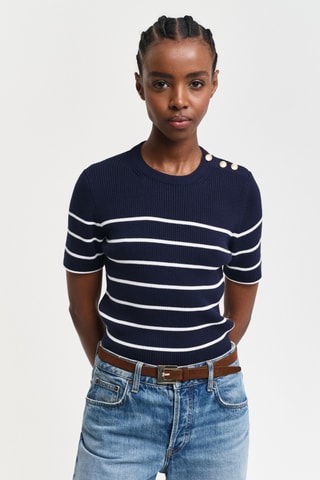 Pull regular - Bleu marine