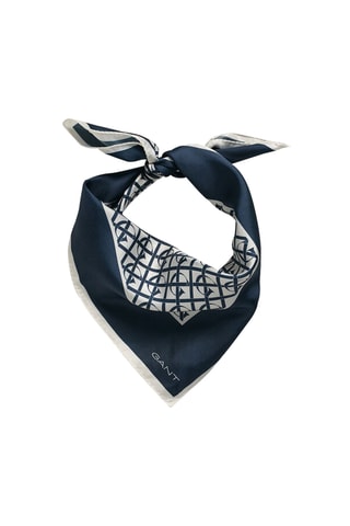 Carré en soie - Bleu marine