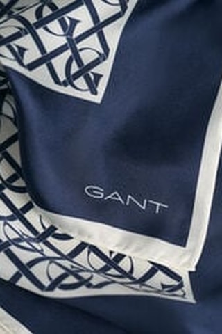 Carré en soie - Bleu marine