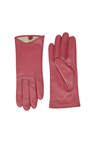 Gants en cuir - Rouge