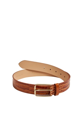 Ceinture en cuir - Marron