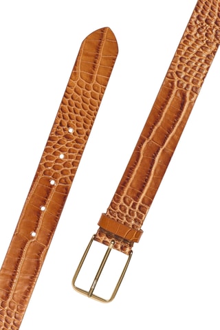 Ceinture en cuir - Marron