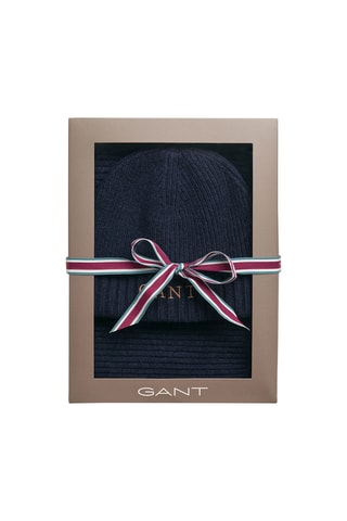 Ensemble accessoires en laine - Bleu marine