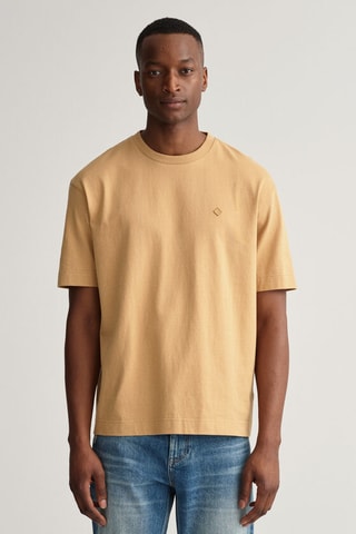 T-shirt relaxed - Beige