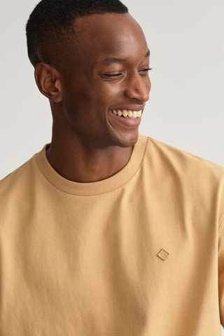 T-shirt relaxed - Beige