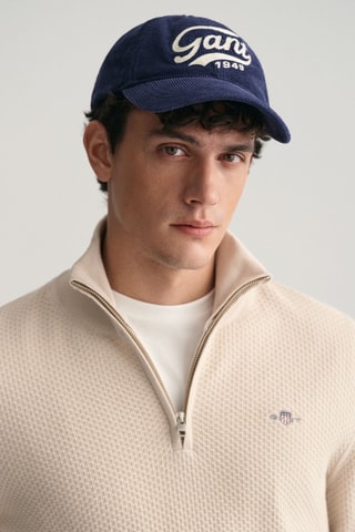 Pull regular en coton biologique - Beige