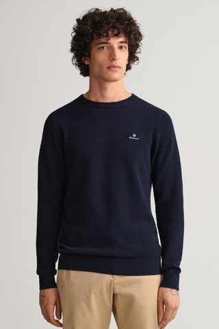 Pull regular - Bleu marine