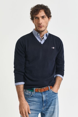 Pull regular - Bleu marine