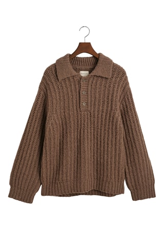 Pull en laine - Marron
