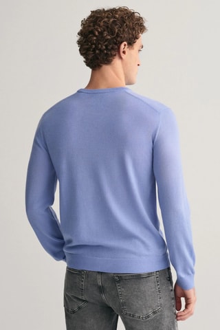 Pull en laine mérinos - Bleu clair