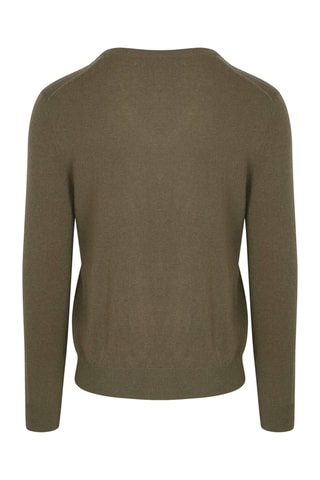 Pull regular en laine - Kaki