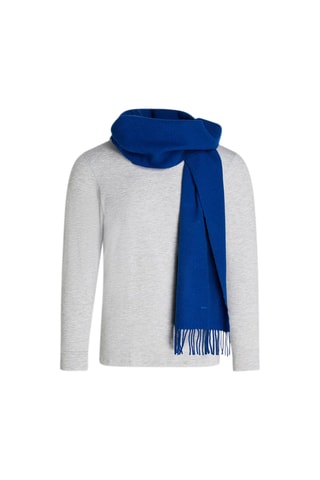 Écharpe en laine - Bleu