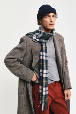 Écharpe en laine mérinos - Vert