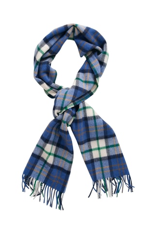 Écharpe en laine mérinos - Bleu