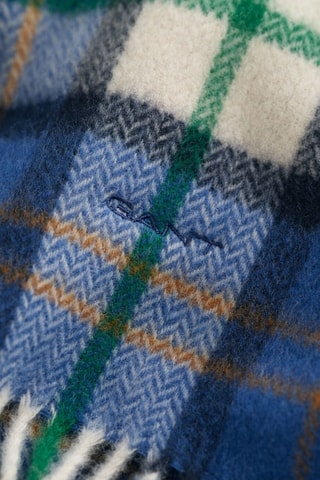 Écharpe en laine mérinos - Bleu