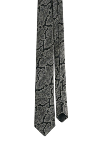 Cravate en soie - Noir