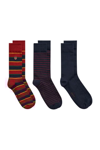 3 paires de chaussettes - Bleu