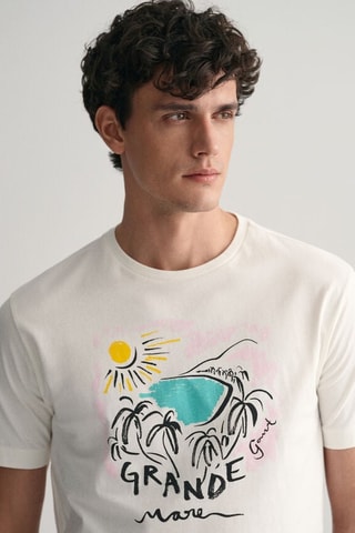 T-shirt regular - Écru