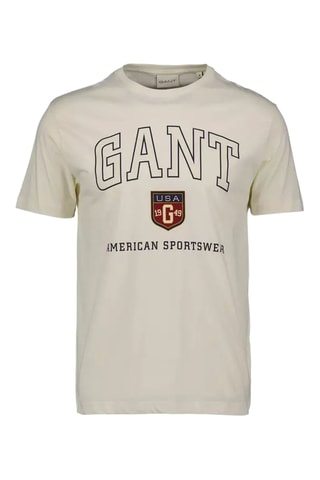 T-shirt regular - Crème