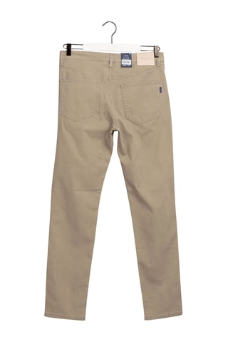 Pantalon slim - Beige foncé