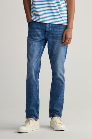 Jean regular - Bleu moyen